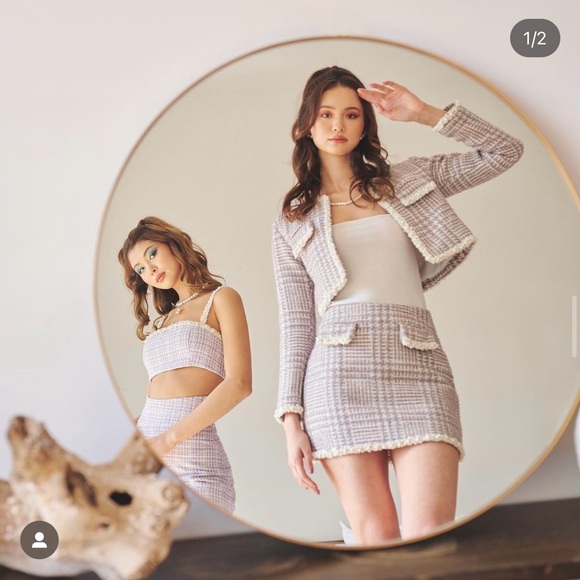 Brand new cropped tweed jacket - Picture 4 of 6